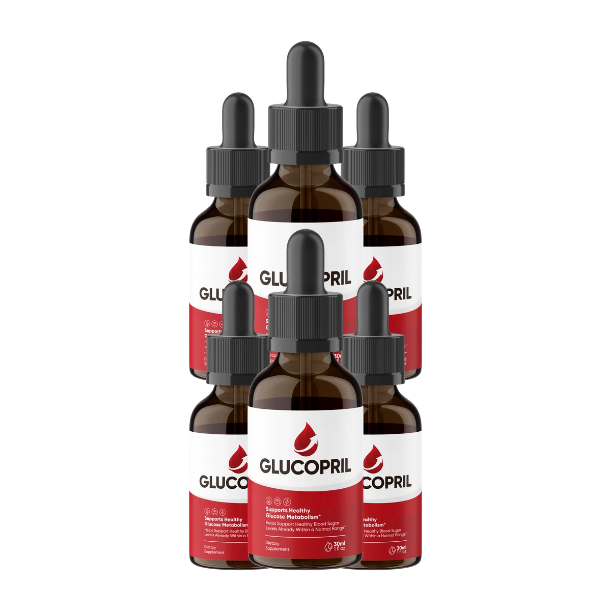 GlucoPril six bottle pack